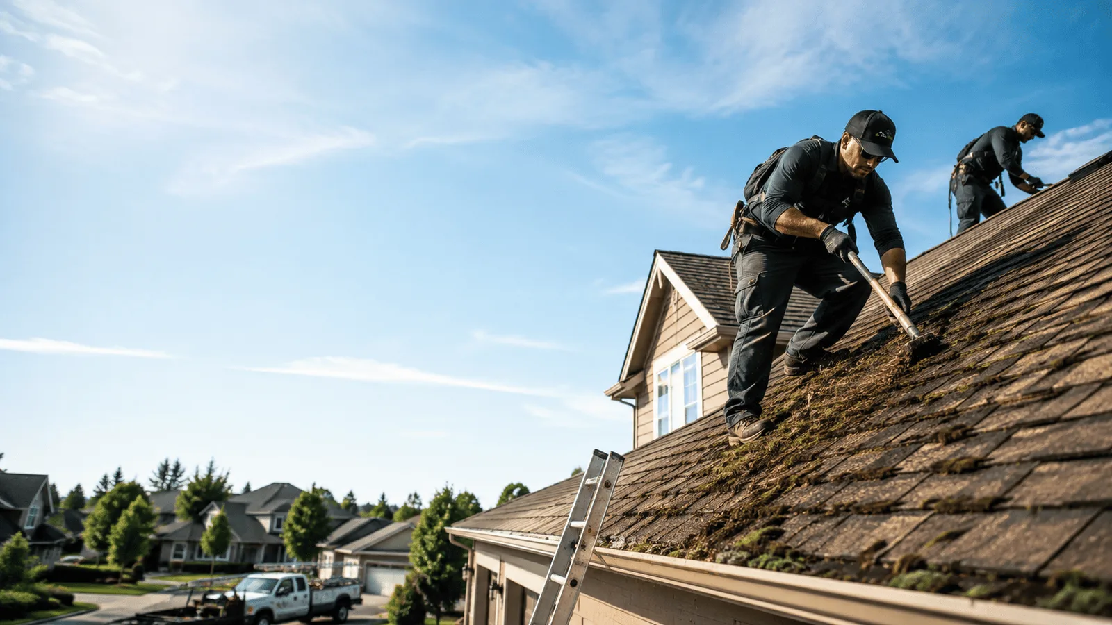 Roof Moss Removal in Roxbury, PA near me